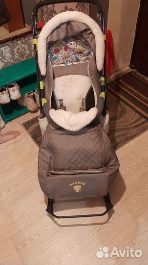 Детские санки коляска