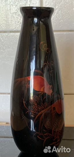 Ваза деревянная лаковая