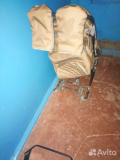 Детские санки коляска