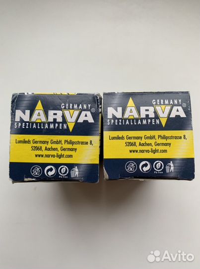 Лампа галогенная narva H7 12V 55W PX26d