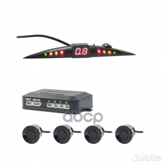 Парковочный радар swat PT-114B, 4 датчика Black