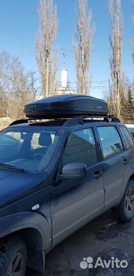 Автобокс на крышу автомобиля 460L чёрный