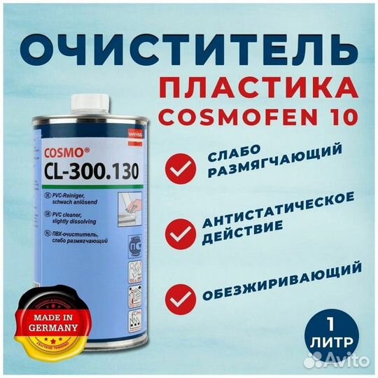 Очиститель для окон, панелей, подоконников пвх