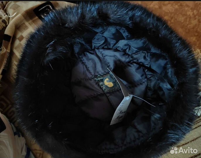 Шапка ушанка мужская норка