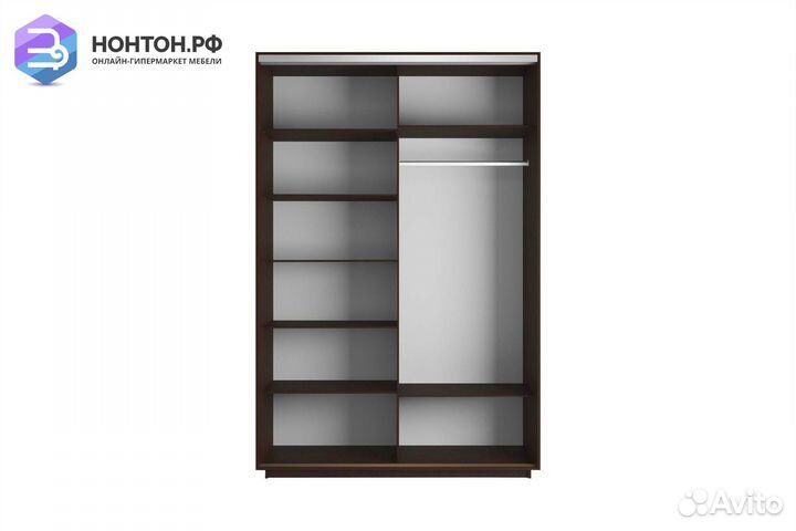 Шкаф-купе 2-х дверный Нонтон фото №1011 / венге