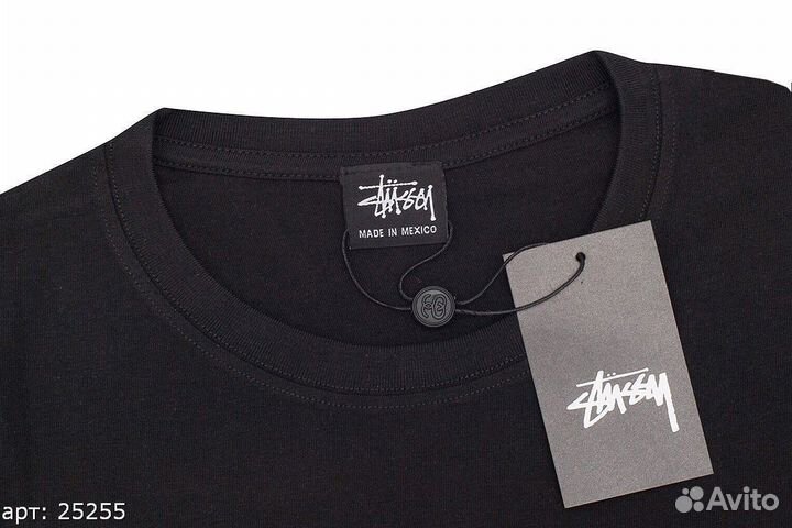 Футболка Stussy black dice черная