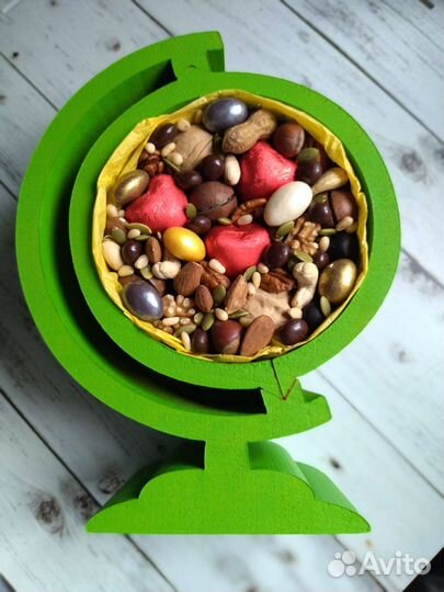 Шоколадно-ореховый букет учителю