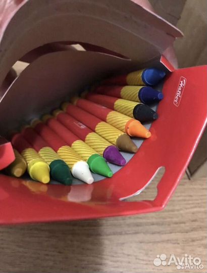 Восковые мелки Мишка