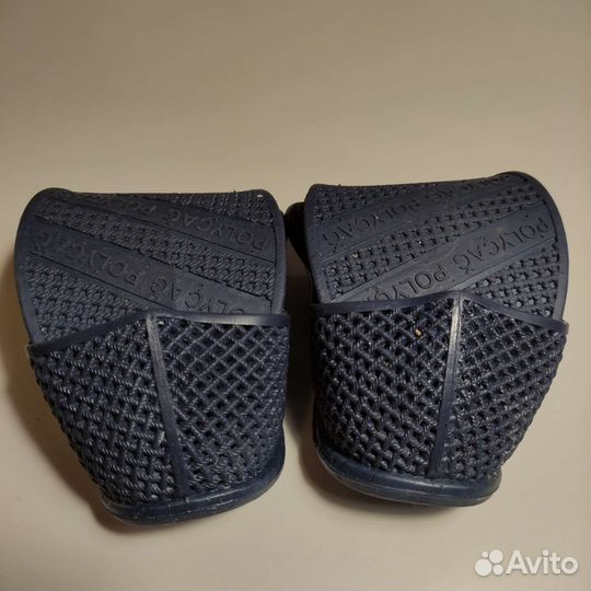 Резиновые тапочки аквасоки синие