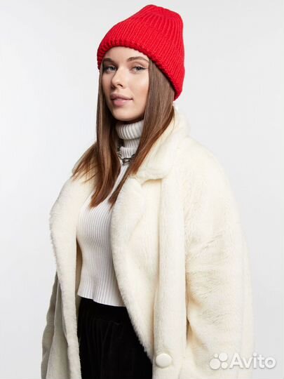 Шапка бини средней вязки Шапки Оптом