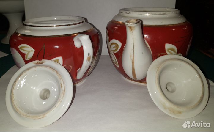 Чайный набор на две персоны: Вишни, Вербилки