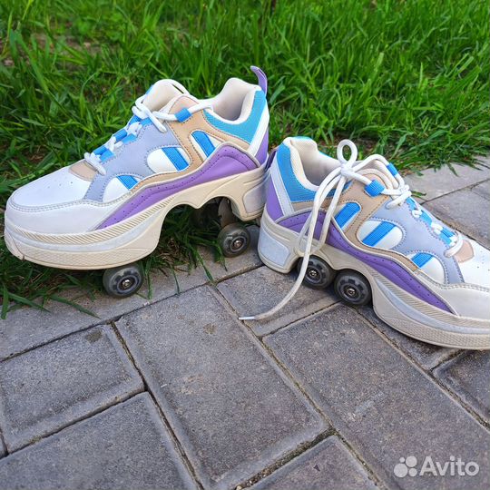 Роликовые кроссовки 36