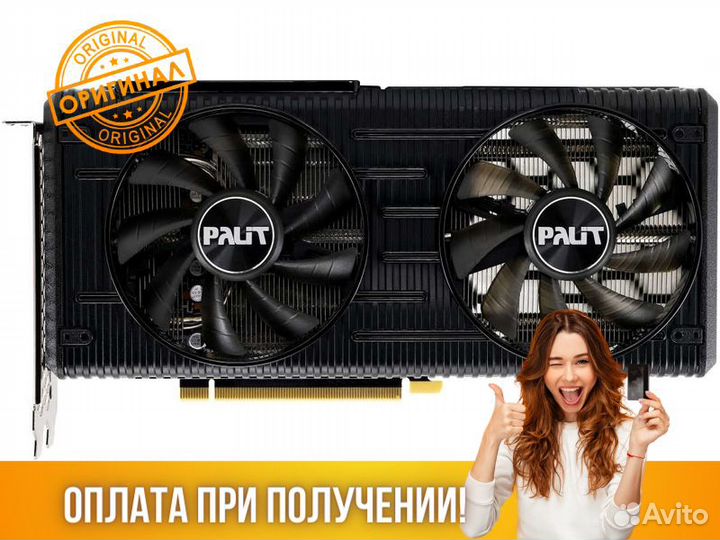 Видеокарта Palit GeForce RTX 3060 Dual OC 12G
