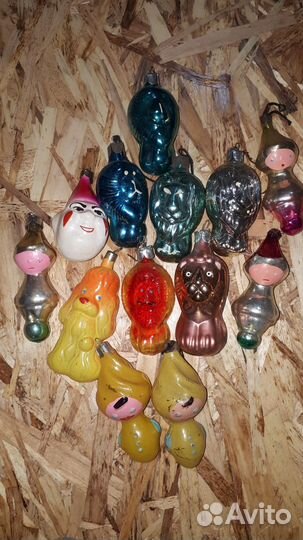 Елочные игрушки СССР
