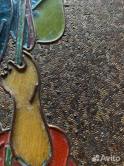 Пано из меди и эмали