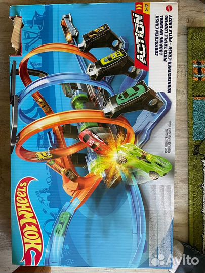 Hot Wheels ирушечный трек, автотрасса детская