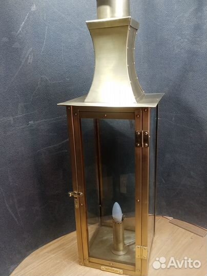 Уличный фонарь из латуни. реплика Bevolo (стекло)