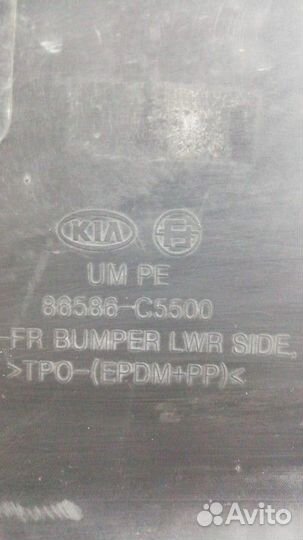 Накладка бампера передняя правая Kia Sorento