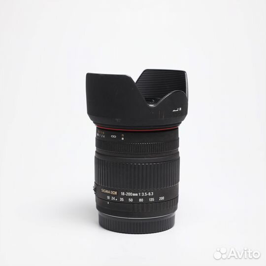 Объектив Sigma 18-200mm F3.5-6.3 DC Macro для Cano