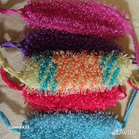 Мочалка ручной работы