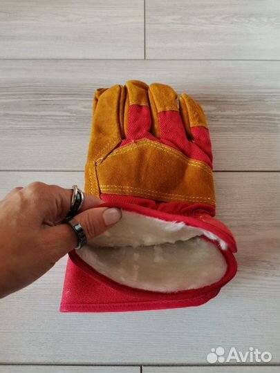 Утеплённые перчатки р.10
