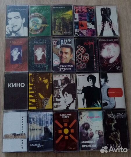 Аудиокассеты рок музыка