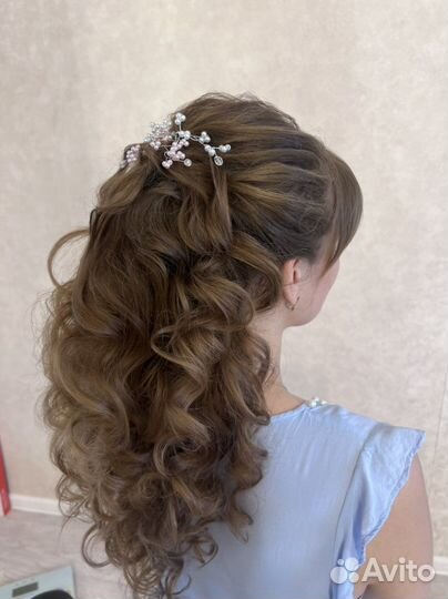 Прическа на свадьбу и выпусконой