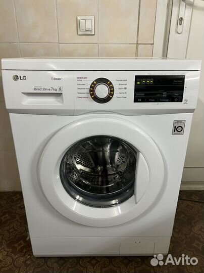 LG 7кг,1200 об. Сенсор,пар