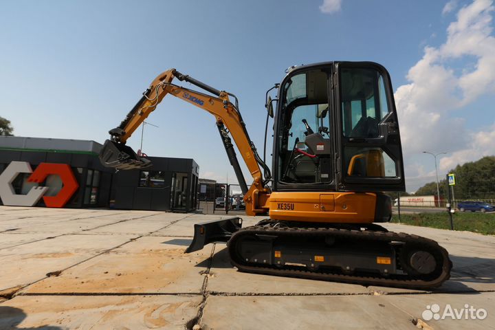 Мини-экскаватор XCMG XE35U, 2023