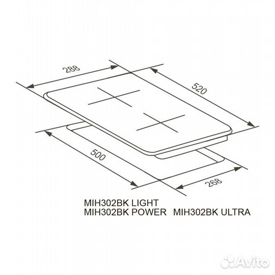 Meferi MIH302BK light