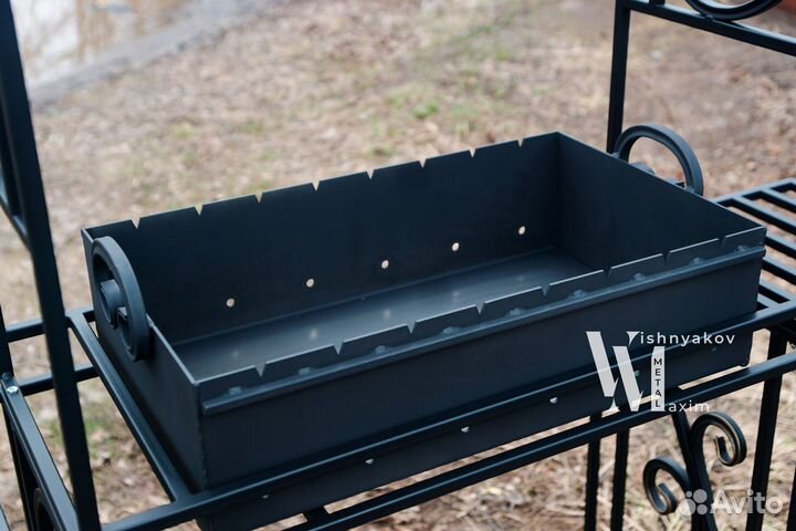 Мангал с крышей
