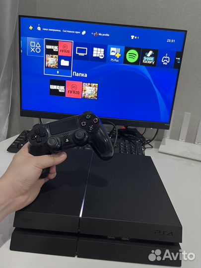 Sony playstation 4 + игры