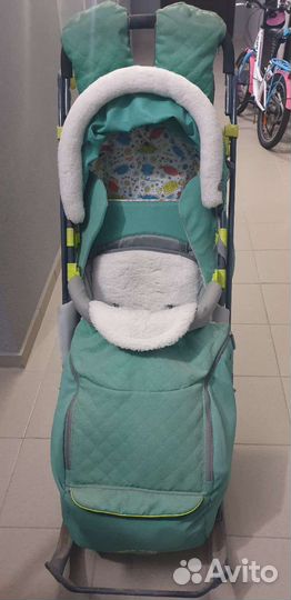 Детские санки коляска