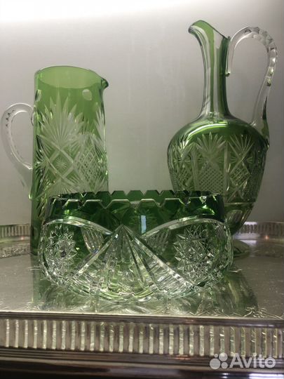 Великолепный зеленый хрусталь Бавария