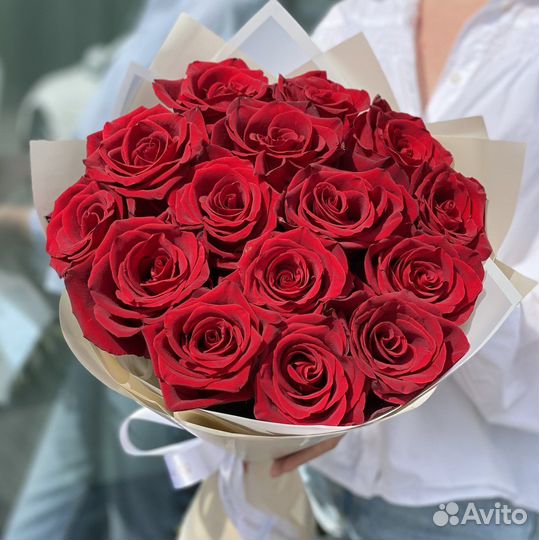 Цветы Розы Букеты 35 роз Эквадор.Быстрая доставка