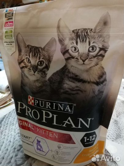 Корм для котят с высоким содержанием курицы 400гр