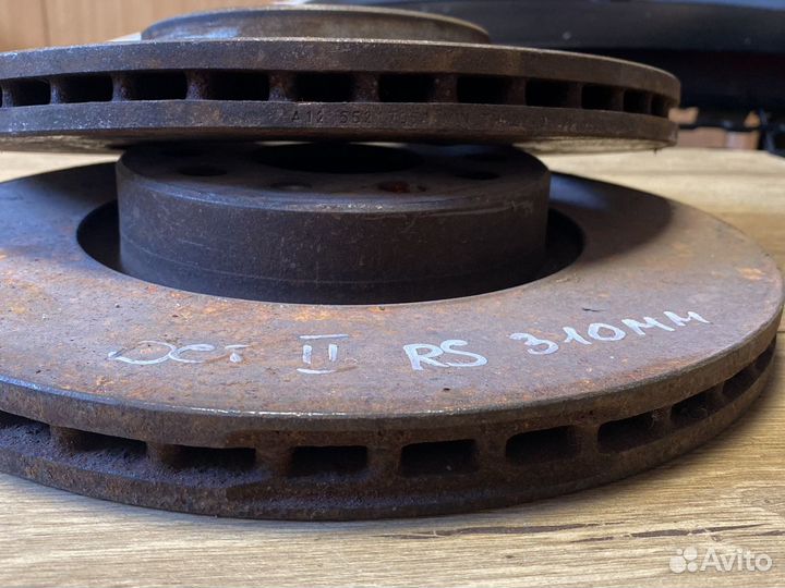 Skoda octavia a5 RS передние тормозные диски