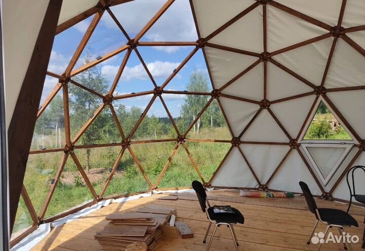 Геокупол геосфера глэмпинг шатер