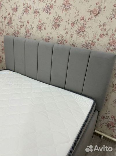 Кровать с подъемным механизмом 160*200 серая без н