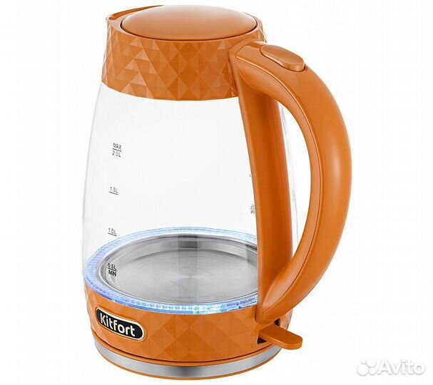 Чайник Kitfort кт-6123-4 оранжевый
