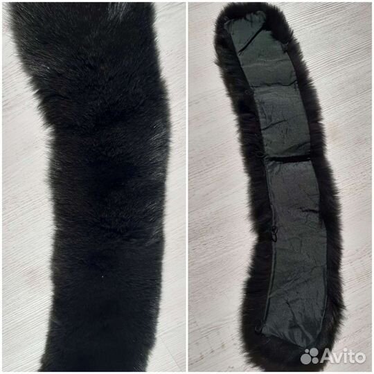 Меховой воротник из песца