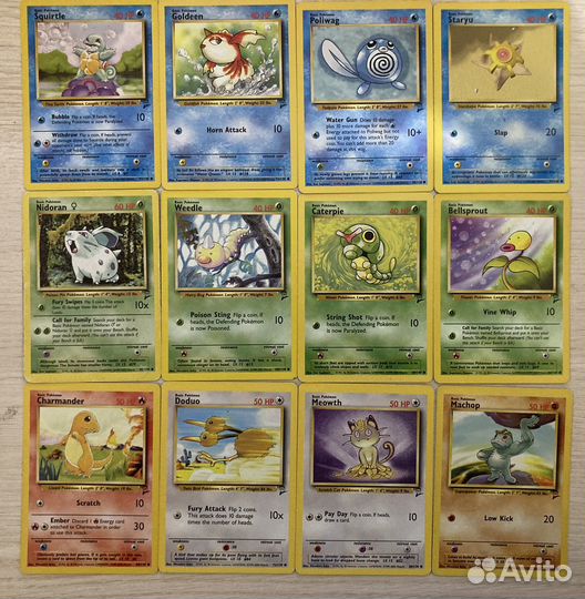 Карточки покемон Base set 2