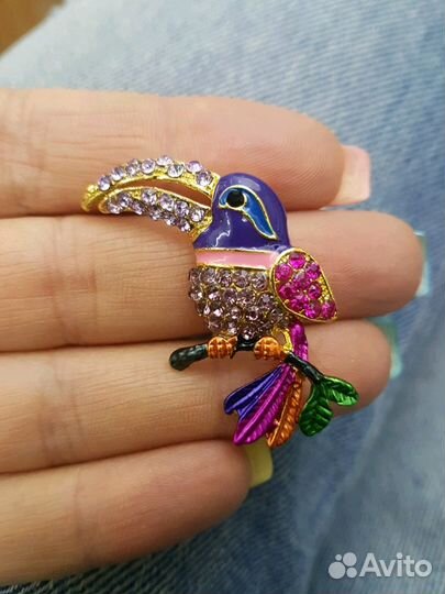 Брошь эмаль