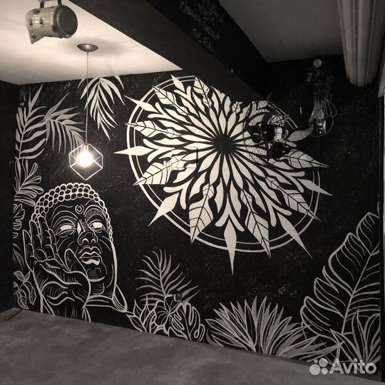 Художник, роспись стен