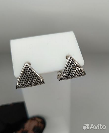 Серьги серебро