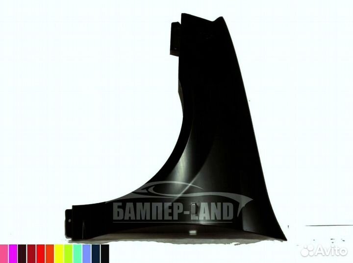 Крыло левое Лада Ларгус новый любой цвет
