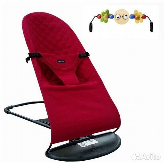 Шезлонг для новорожденного luxmom LM-123