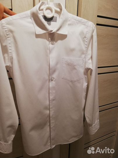 Рубашка школьная для мальчика 158