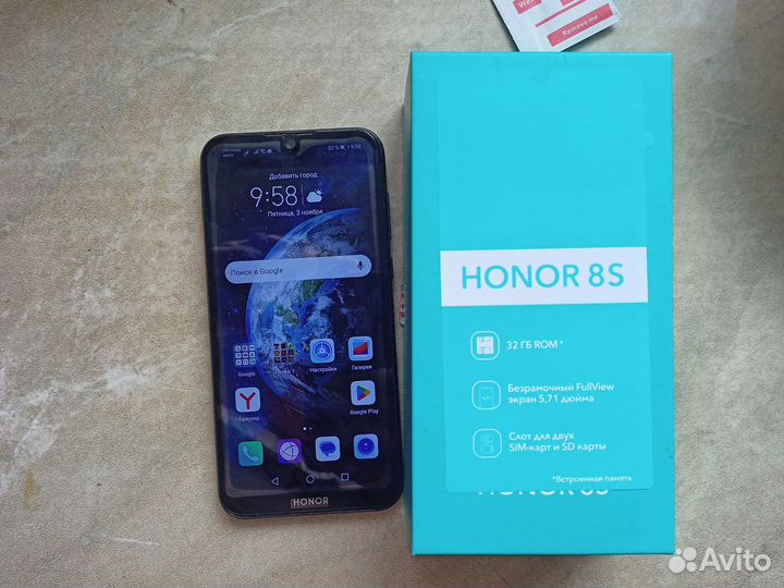 HONOR 8S, 2/32 ГБ