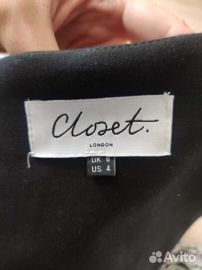 Платье-футляр мини Closet London, US 4, 42 рус